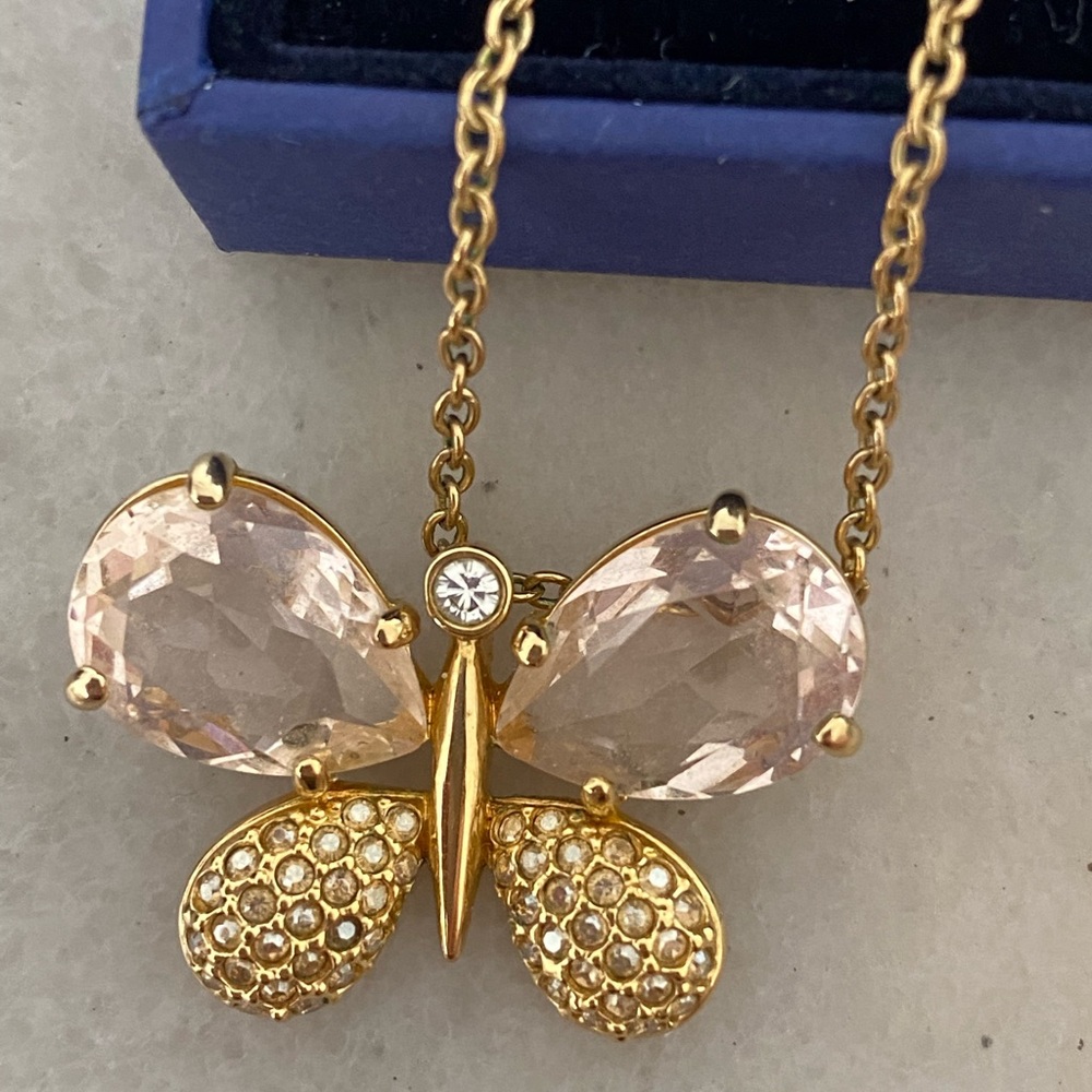 Swarovski butterfly necklace
